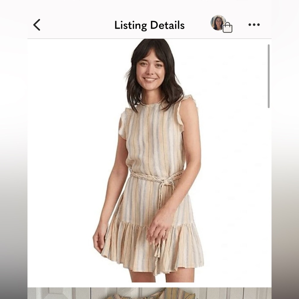 Marine Layer Women's Laney Mini Dress Beachy Stripe V2 Small; Worn only once